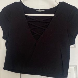 V Neck crop top